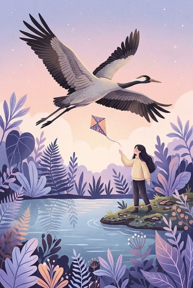 Il·lustració de la carta Nº 16, La Grua