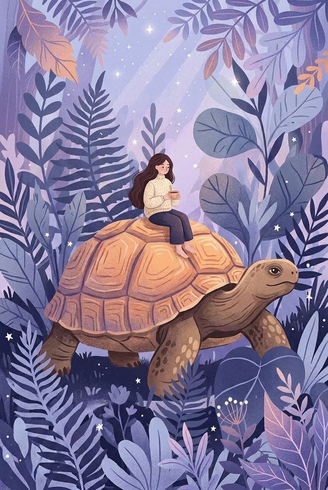 Il·lustració de la carta Nº 18, La Tortuga