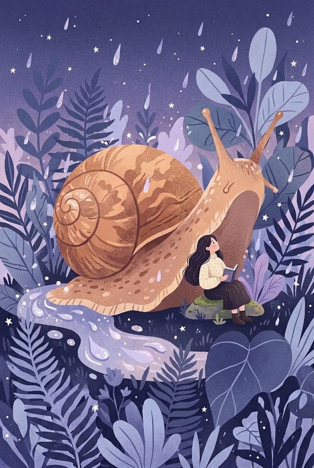 Il·lustració de la carta Nº 19, El Cargol