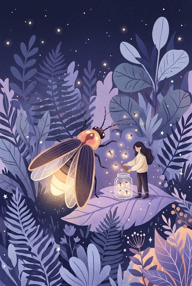 Il·lustració de la carta Nº 22, La Cuca de llum