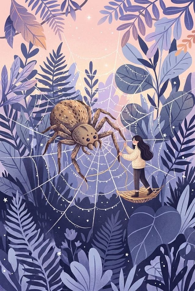 Il·lustració de la carta Nº 23, L'Aranya