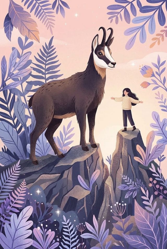 Il·lustració de la carta Nº 31, L'Isard