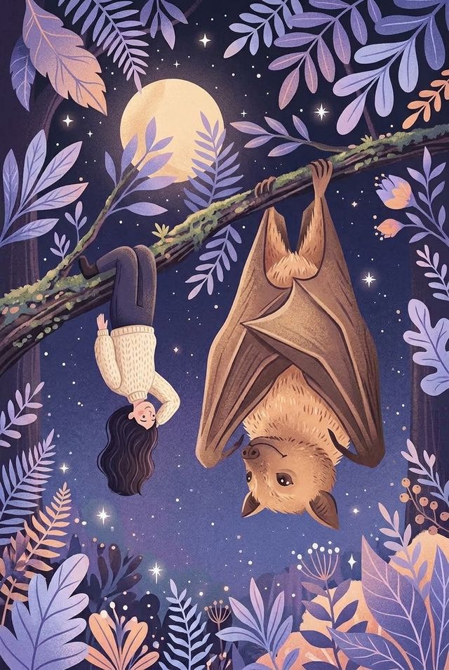 Il·lustració de la carta Nº 33, El Ratpenat