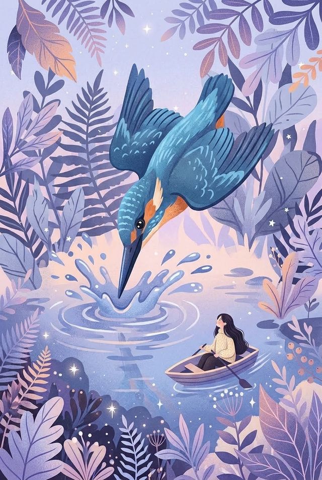 Il·lustració de la carta Nº 36, El Blauet
